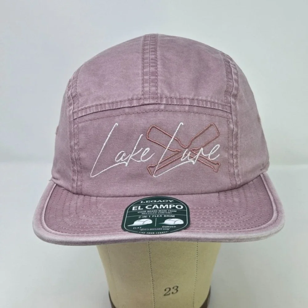 NEW Lake Lure Hat Cap Dusty Rose Cotton Adjustable Strap Snap‎ Buckle Legacy 92